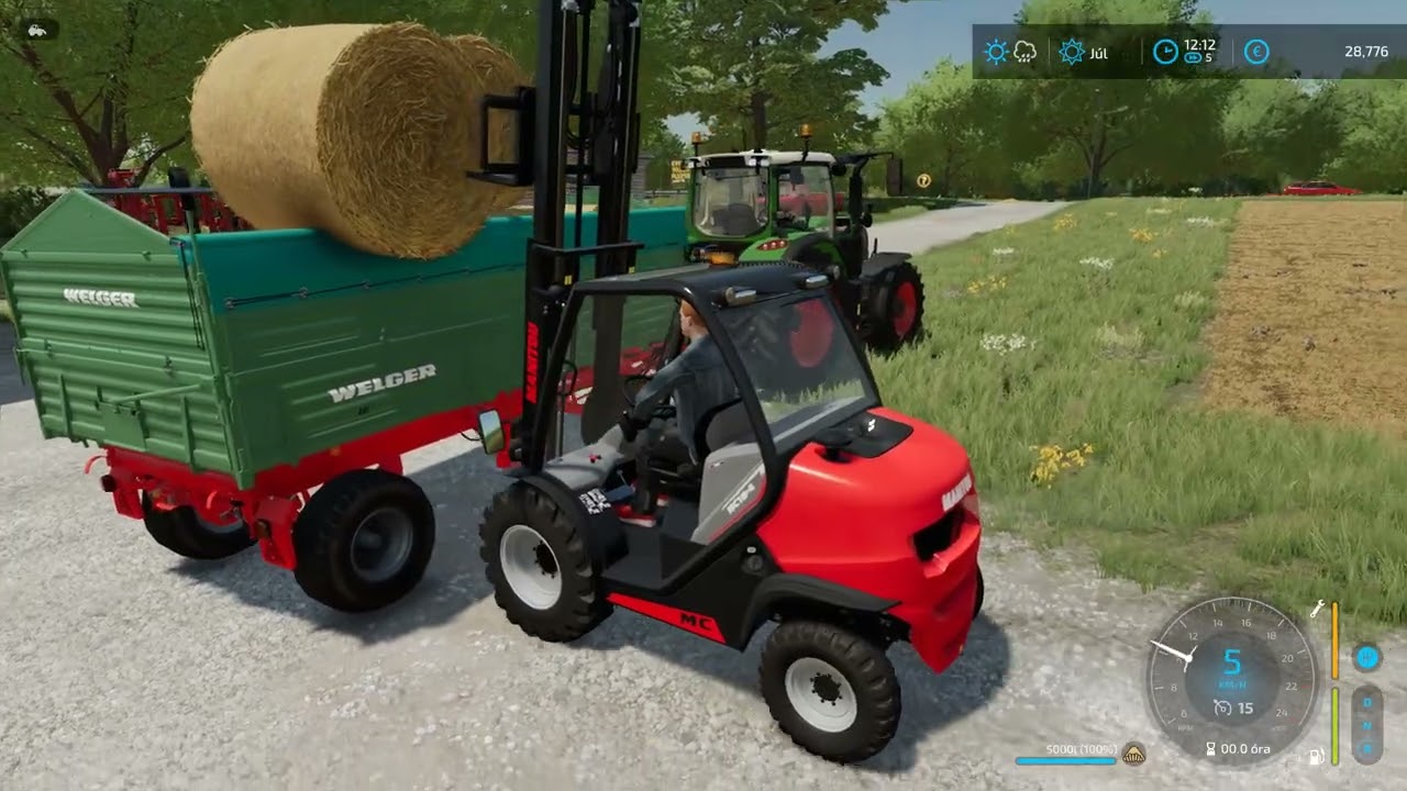 Farming Simulator 22 A jó öreg bála rakodás és szállítás
