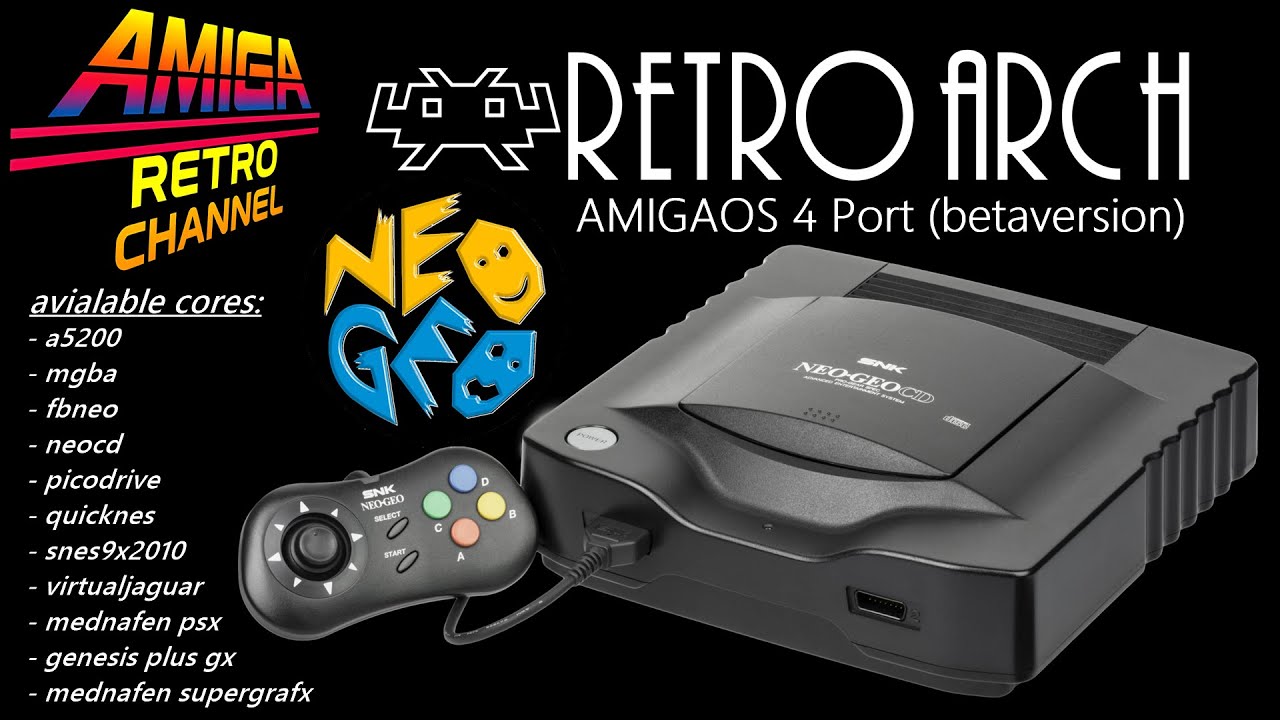 AmigaOs4.1 RetroArch (W.I.P.) Part2