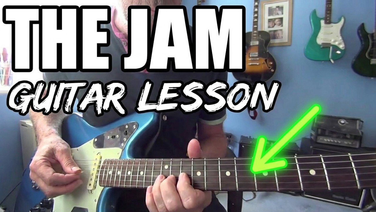 Learn to play Man in the corner shop by The Jam   guitar lesson / tutorial