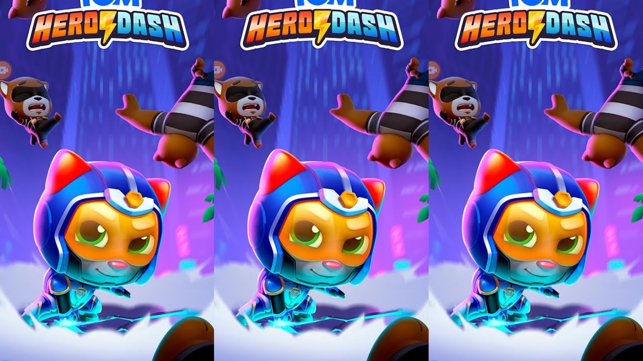 Talking Tom hero dash Gameplay