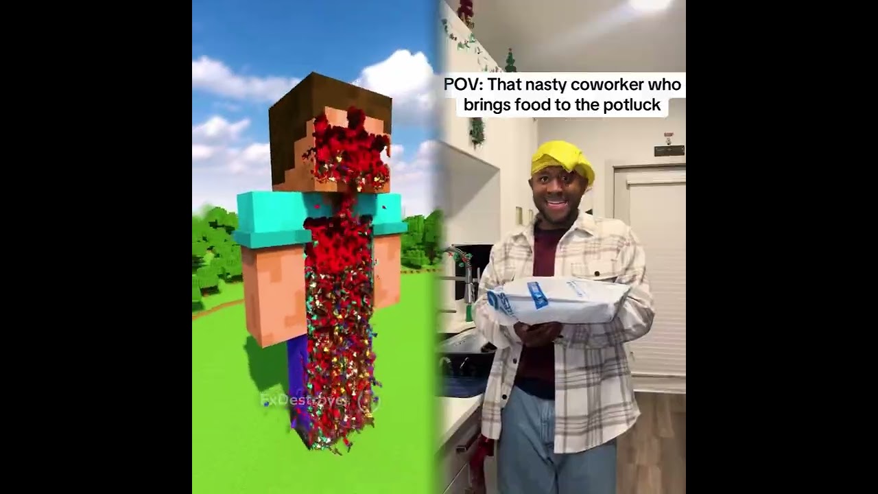 #minecraft #funnyhumor #lifeisbutadream #funnyhumor