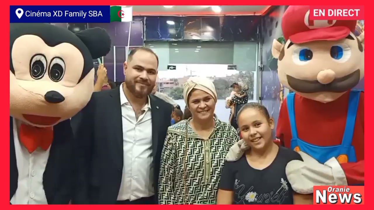 الجزائر: إفتتاح مركز ترفيهي عائلي Cinéma XD Family SBA  لمستثمر خاص بسيدي بلعباس.