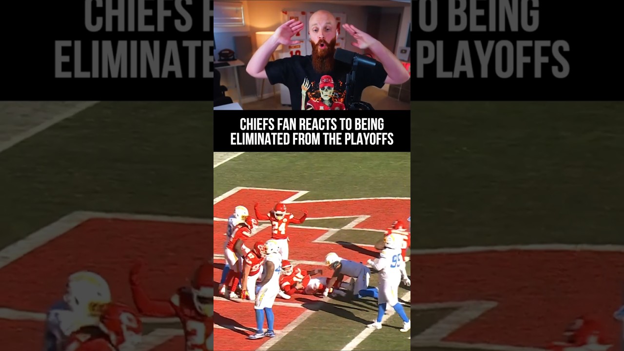 Chiefs fan reacts to KC being eliminated from the playoffs