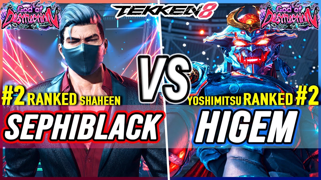 T8 🔥 Sephiblack (#2 Ranked Shaheen) vs Higem (#2 Ranked Yoshimitsu) 🔥 Tekken 8 High Level Gameplay