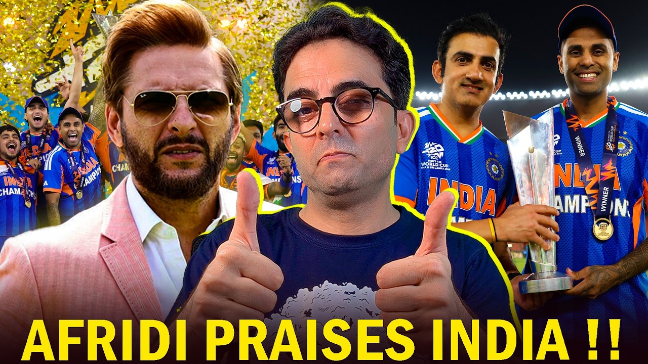 Shahid Afridi Praises Team India After T20 World Cup 2026 Win — ‘Pakistan Should Learn from Them.’
