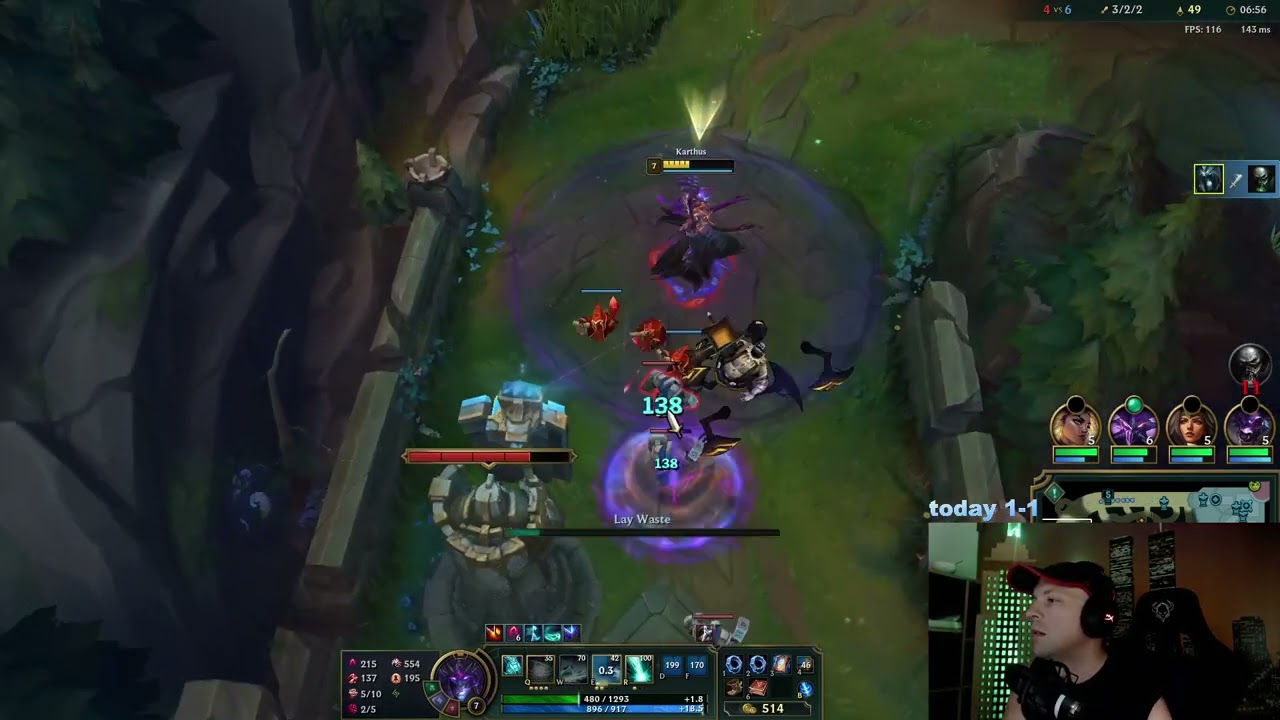 BEST KARTHUS TOP WORLD - KARTHUS VS URGOT WHO CAN WINS? SURE DO BE ME!