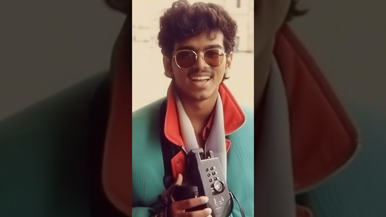 Teenage தளபதி. A Very Rare Vintage Video Collections 😍 | Jananayagan | AI