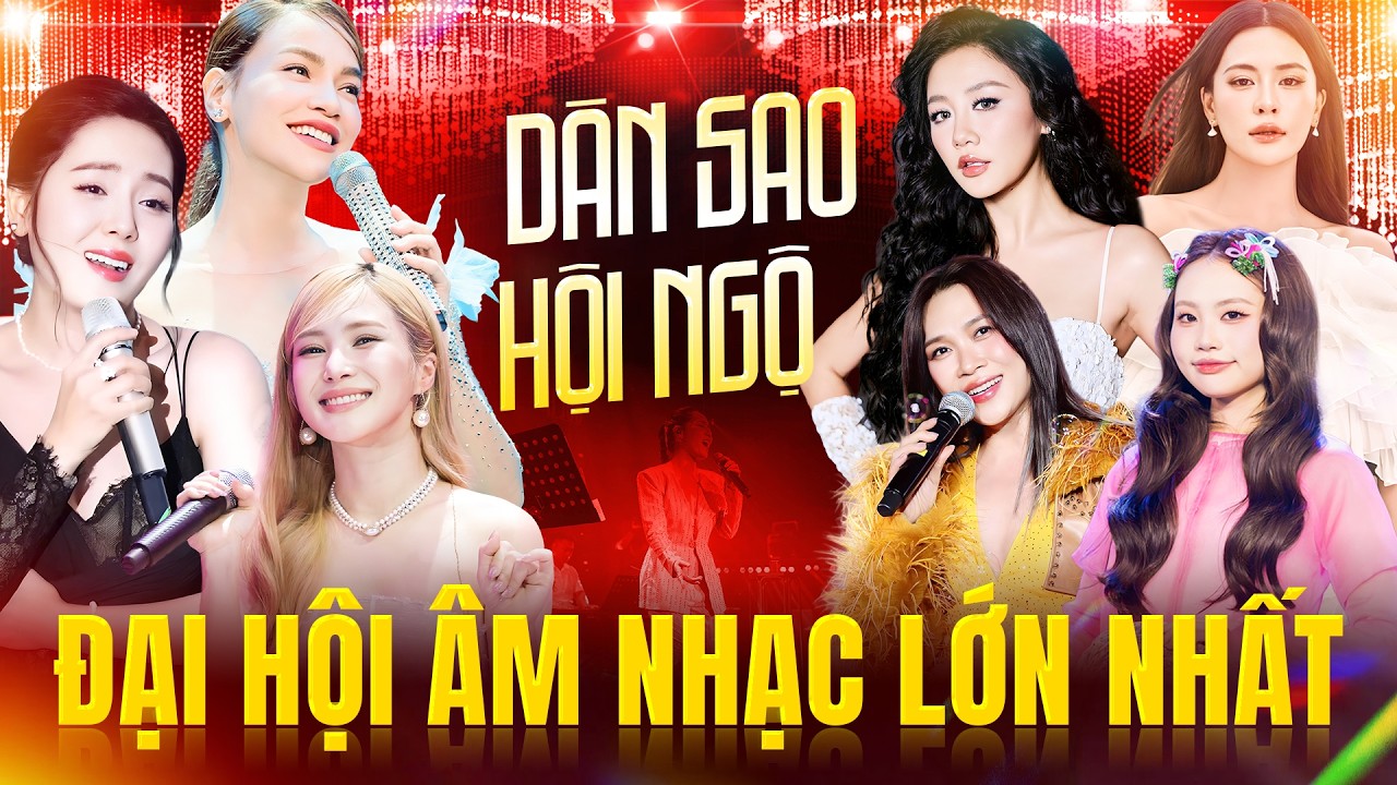 Dàn Sao Hội Ngộ Tại Đại Nhạc Hội Lớn Nhất - Mỹ Tâm - Phương Mỹ Chi - Hồ Ngọc Hà - Thùy Chi