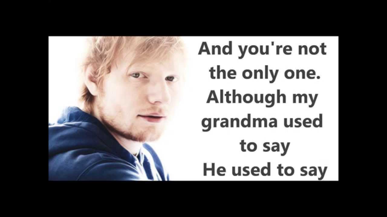 Ed Sheeran - Afire Love (Lyrics)