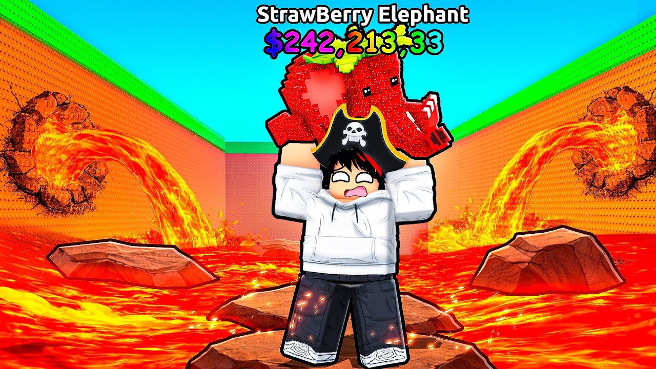 ¡SOBREVIVE a LA LAVA por BRAINROT en ROBLOX es UNA LOCURA! 🤯