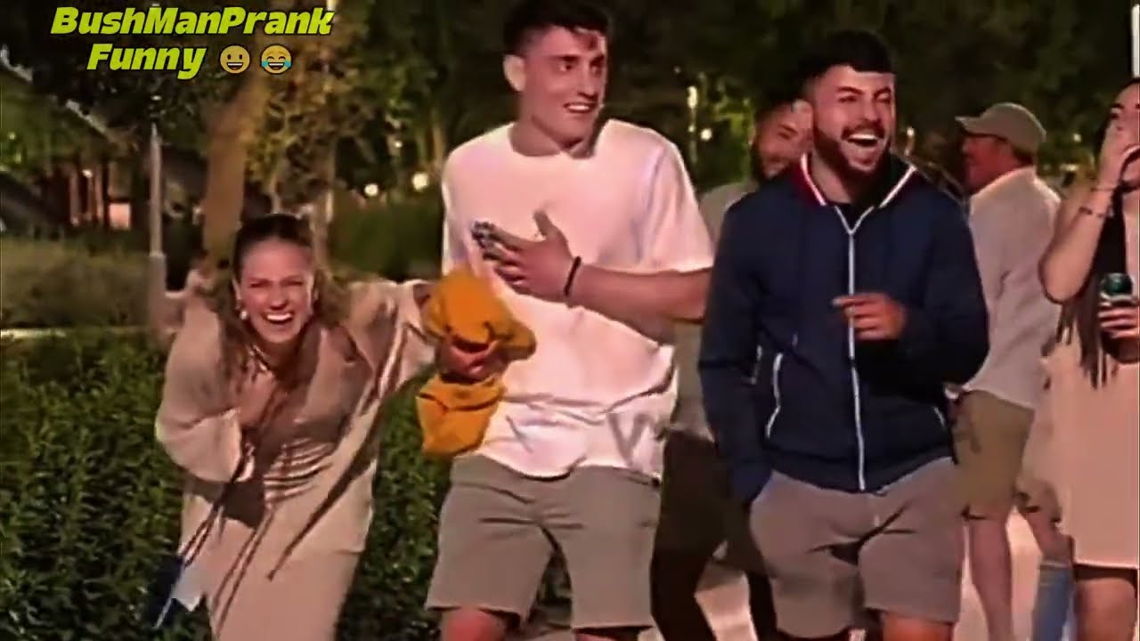 BushManPrank #funny #prankvideo #bushmanprank #scareprank #comedy #fypシ゚viral