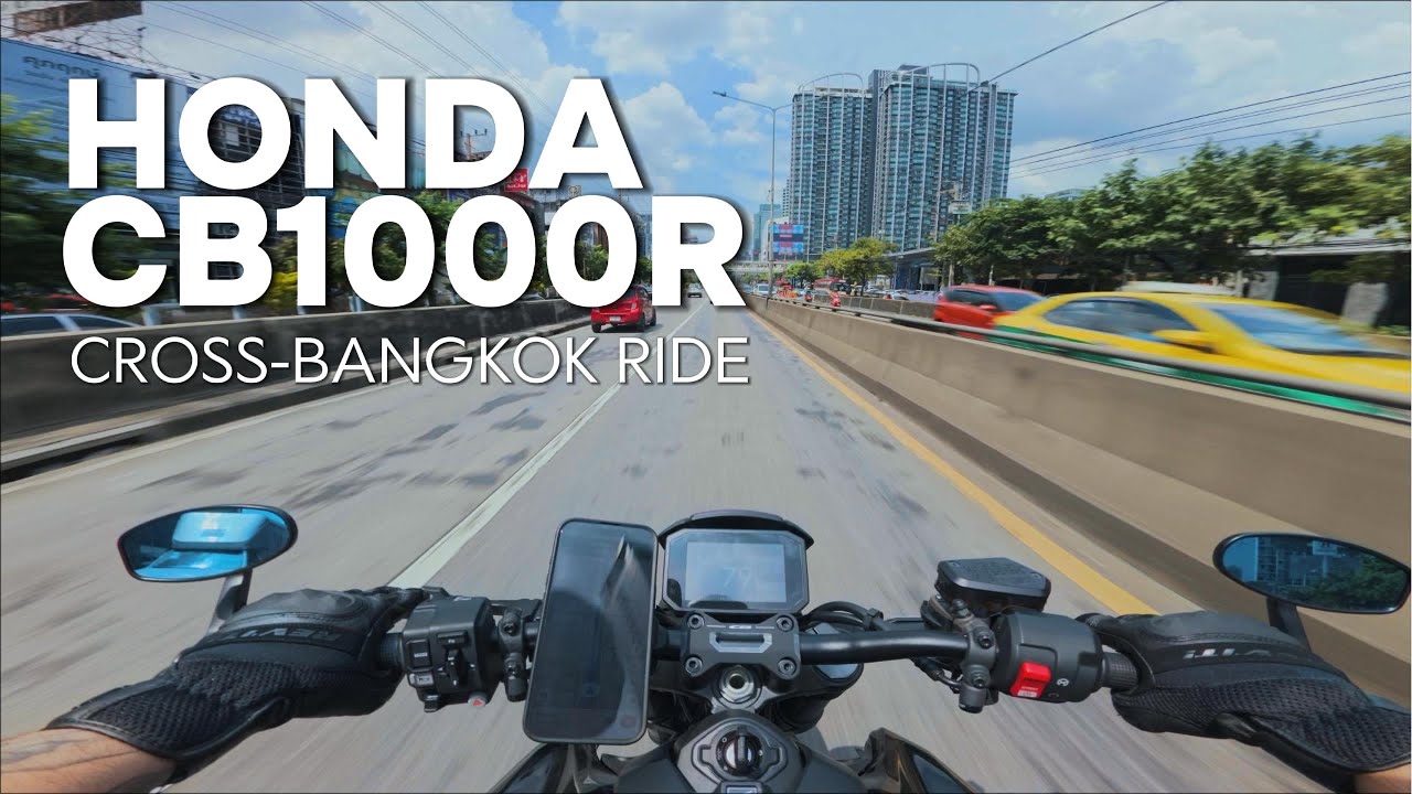 Honda CB1000R Black Edition | Cross Bangkok Ride | RAW FOOTAGE