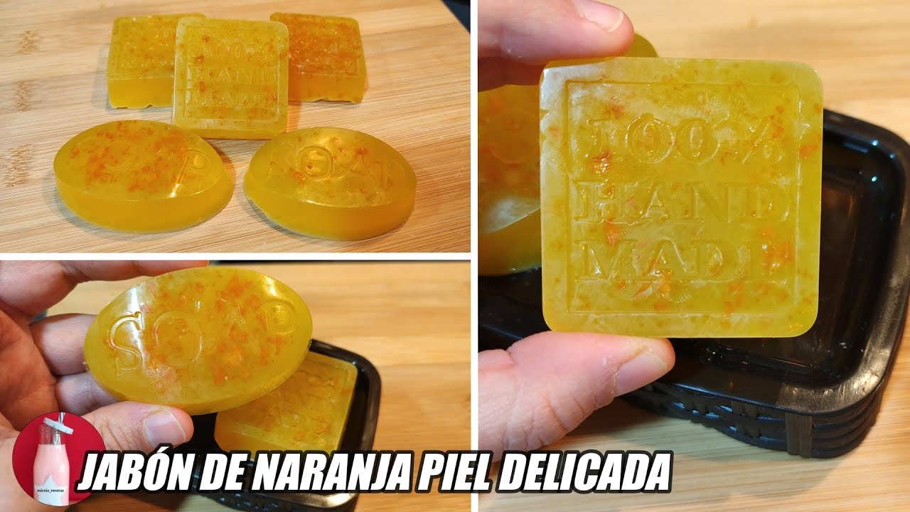 ✨JABON DE NARANJA PARA PIEL DELICADA