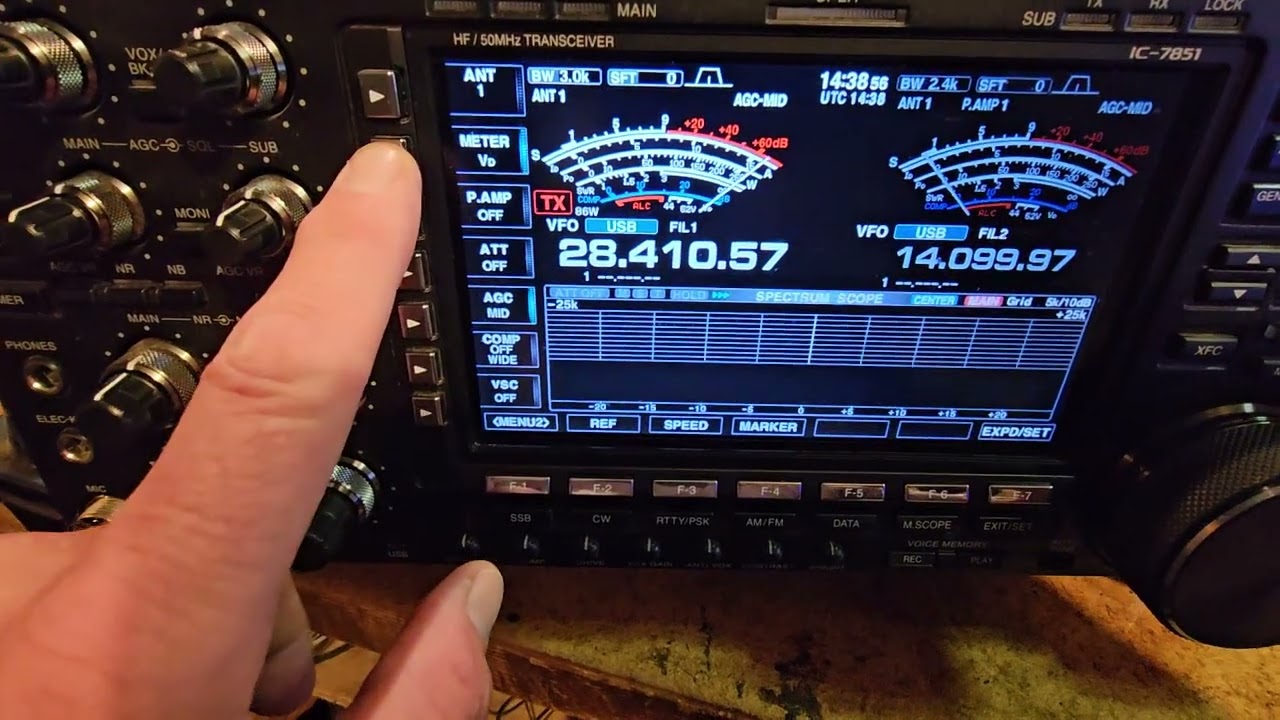 Icom 7851 fault 6-15-25
