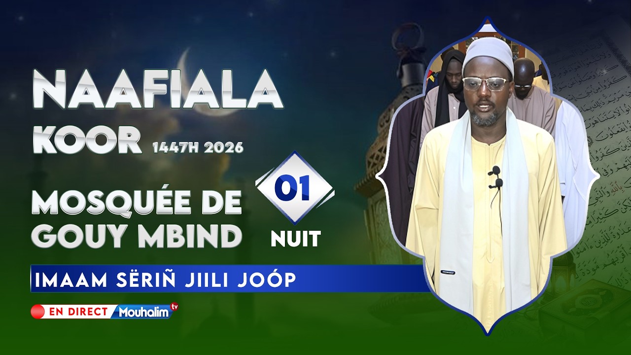 En Direct Guy Mbinde 1e Nuit Naafila Ramadan 2026/1447