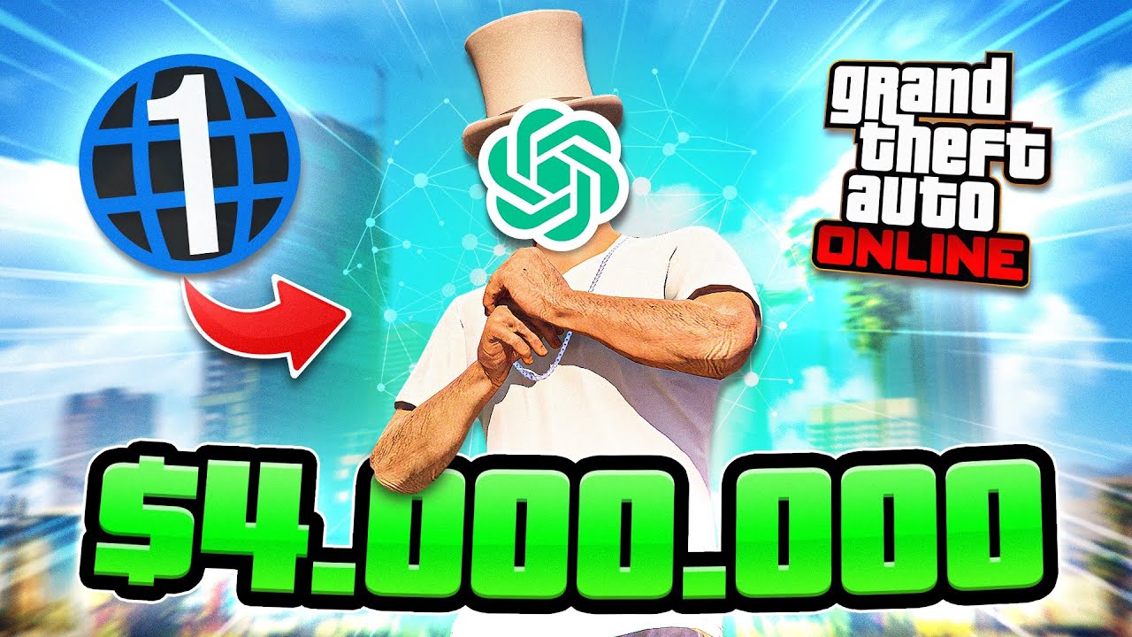 JOGANDO GTA ONLINE com CHATGPT!!! - ELE SABE GANHAR DINHEIRO NO JOGO?