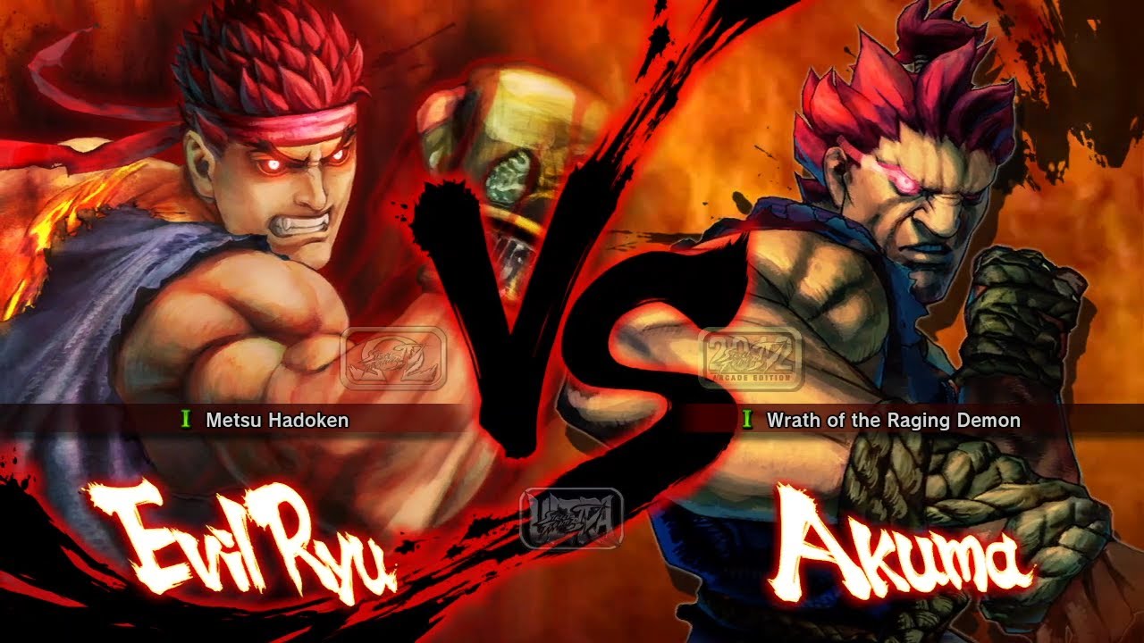 EvilRyu против Akuma [Очень сложный уровень] - Ultra Street Fighter IV