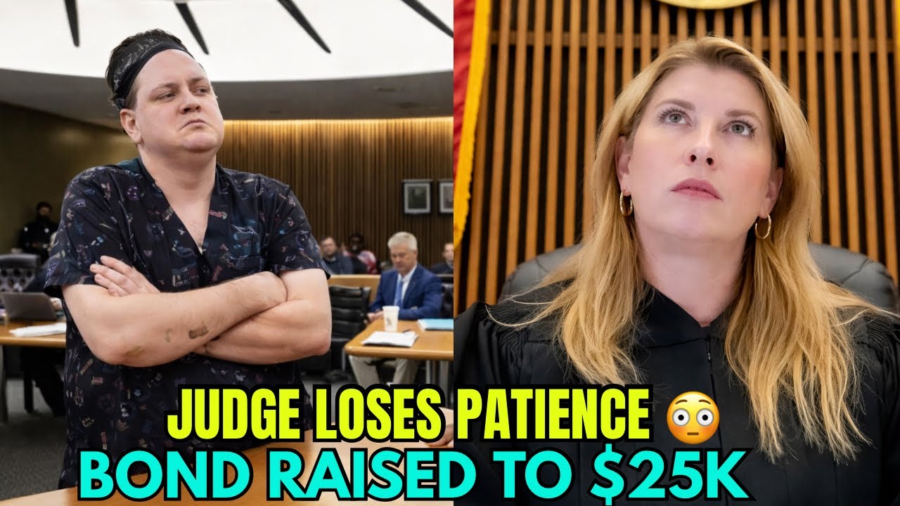 Defendant Loses Control in Court 😱 Judge Raises Bond to $25,000