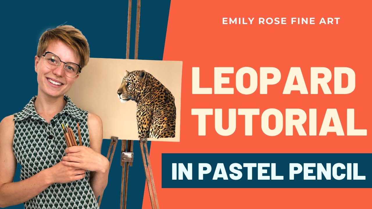 Drawing Fur with Pastel Pencils | Realistic Leopard Time Lapse