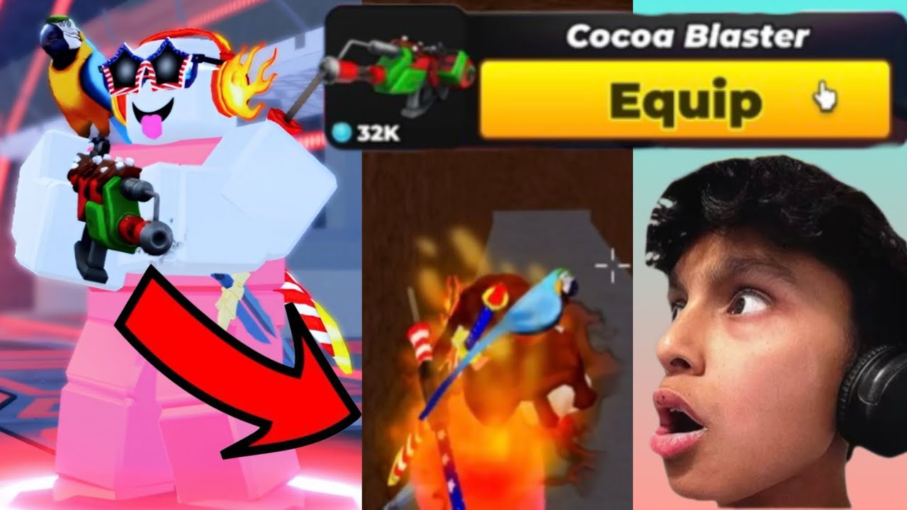Showcasing the COCOA BLASTER - Roblox Flag Wars