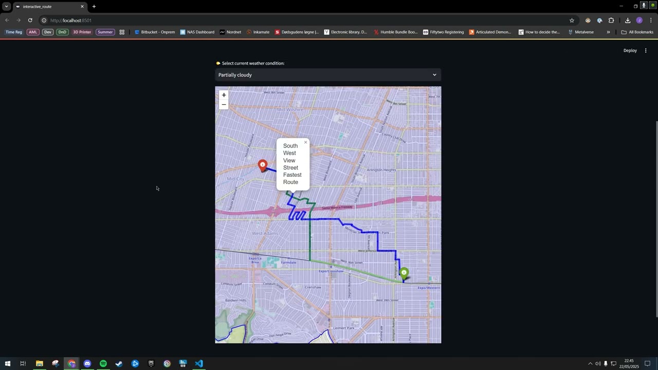 Geospacial Data Science Project: Prototype of Risk Aware Routing Demo