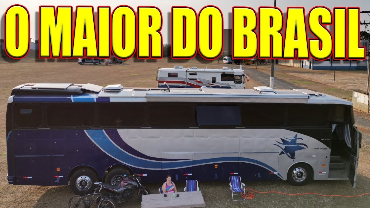 UM EX TRABALHADOR DA VIAÇÃO COMETA TOUR NO MAIOR MOTORHOME DO BRASIL O ESTRELÃO