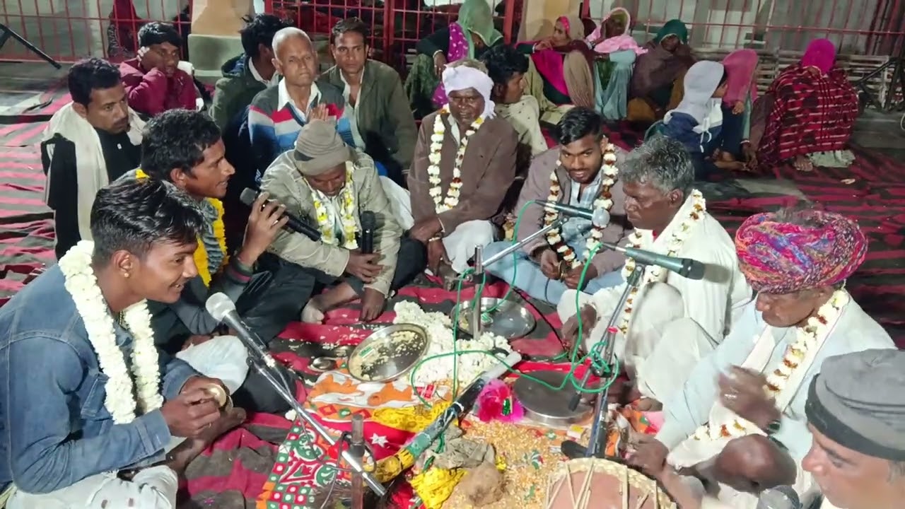 रेबारी बाबा का भजन खेला गांव बागोर सराई चंद्ररास 