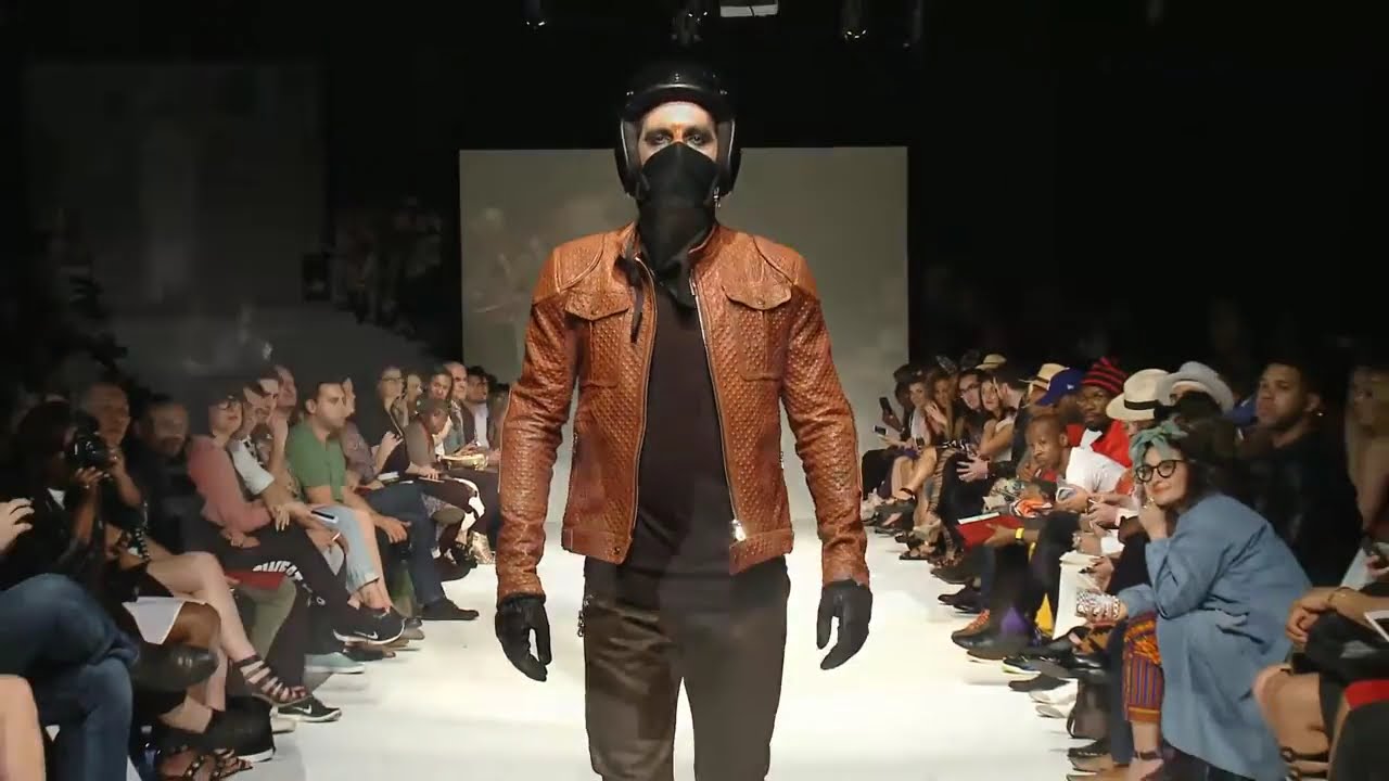 Wayward - Concept LA Fashion Week - FW 2014 - Motorcycle jackets male models runway show