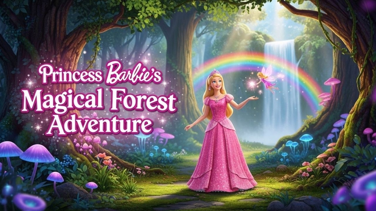 Barbie's Magical Forest Adventure - Fairy tale Stories - Barbie Stories for Kids #barbiestory