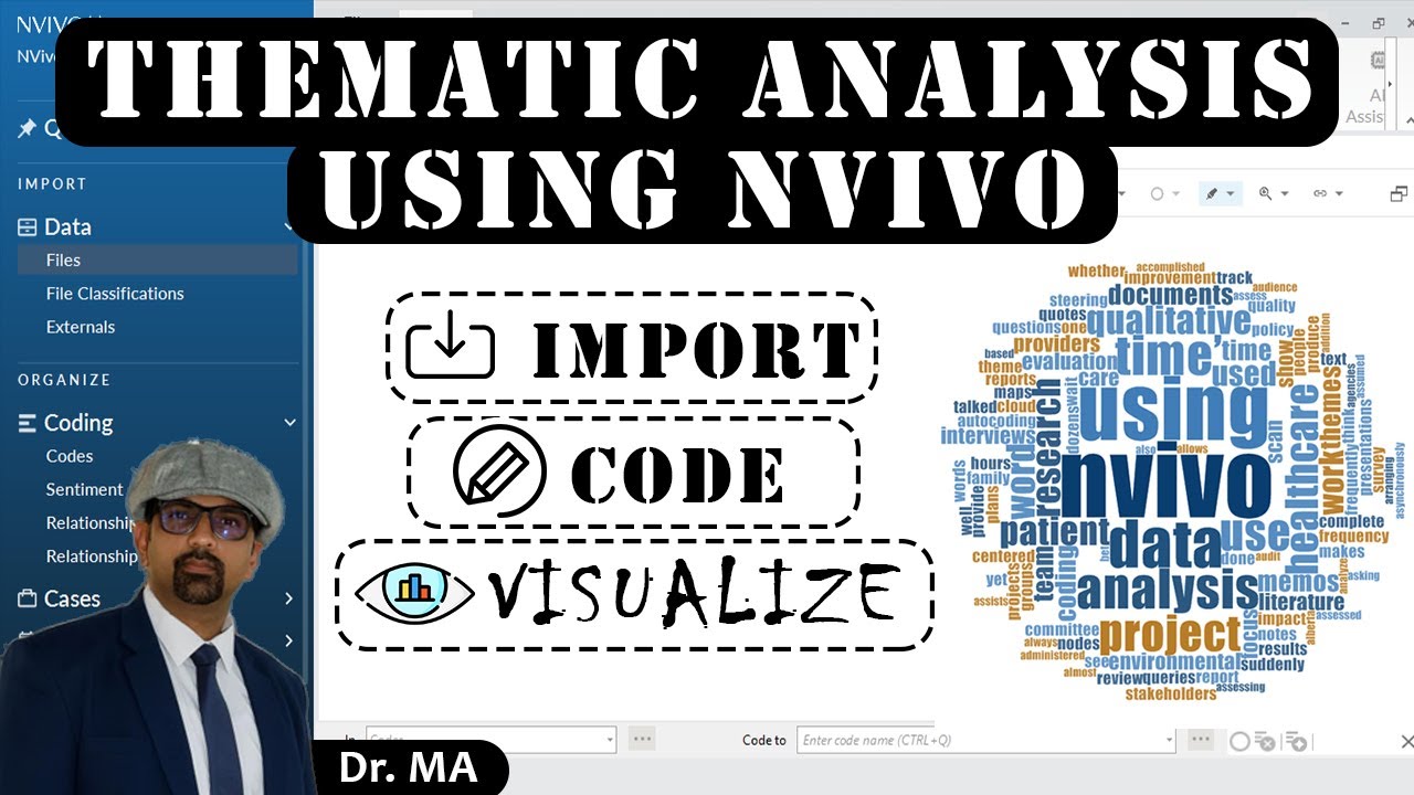 Qualitative Data Analysis Using NVivo - Thematic Analysis - NVivo Guide - Import, Code, Visualize