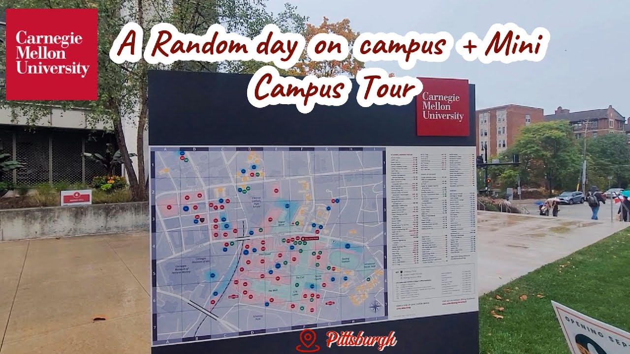 Carnegie Mellon University | Campus tour + Student  Life Vlog