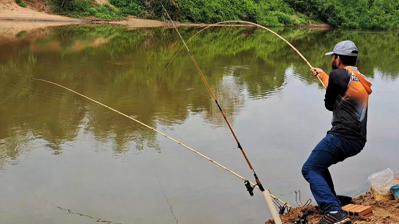 PESCARIA NO PANTANAL COM 4 DIAS DE ACAMPAMENTO E MUITO PEIXE BRUTO./PESCARIA NO PESQUEIRO CAPELINHA.
