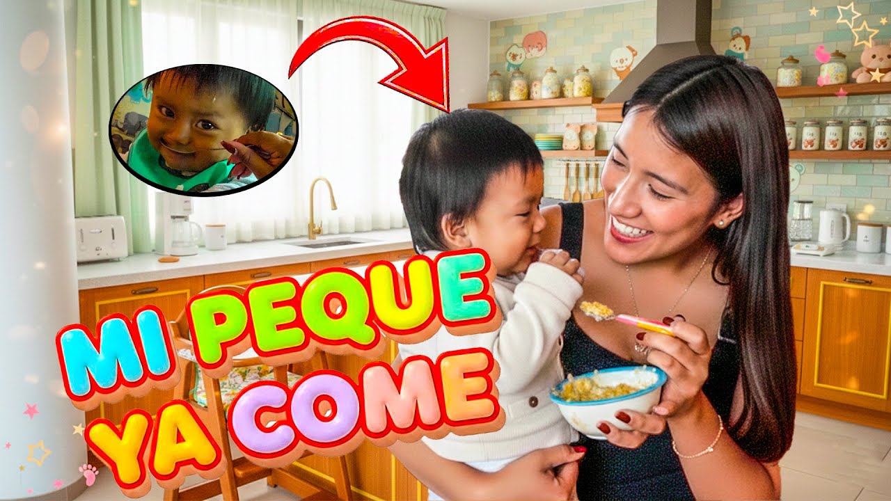 ENSEÑANDO A MI BEBE A COMER SOLITO | Mikaela Abigail