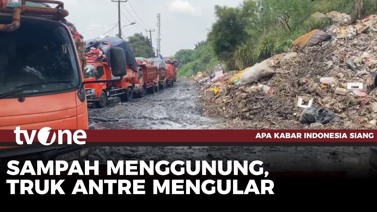 Antrean Truk Sampah Mengular di TPA Sumur Batu | tvOne