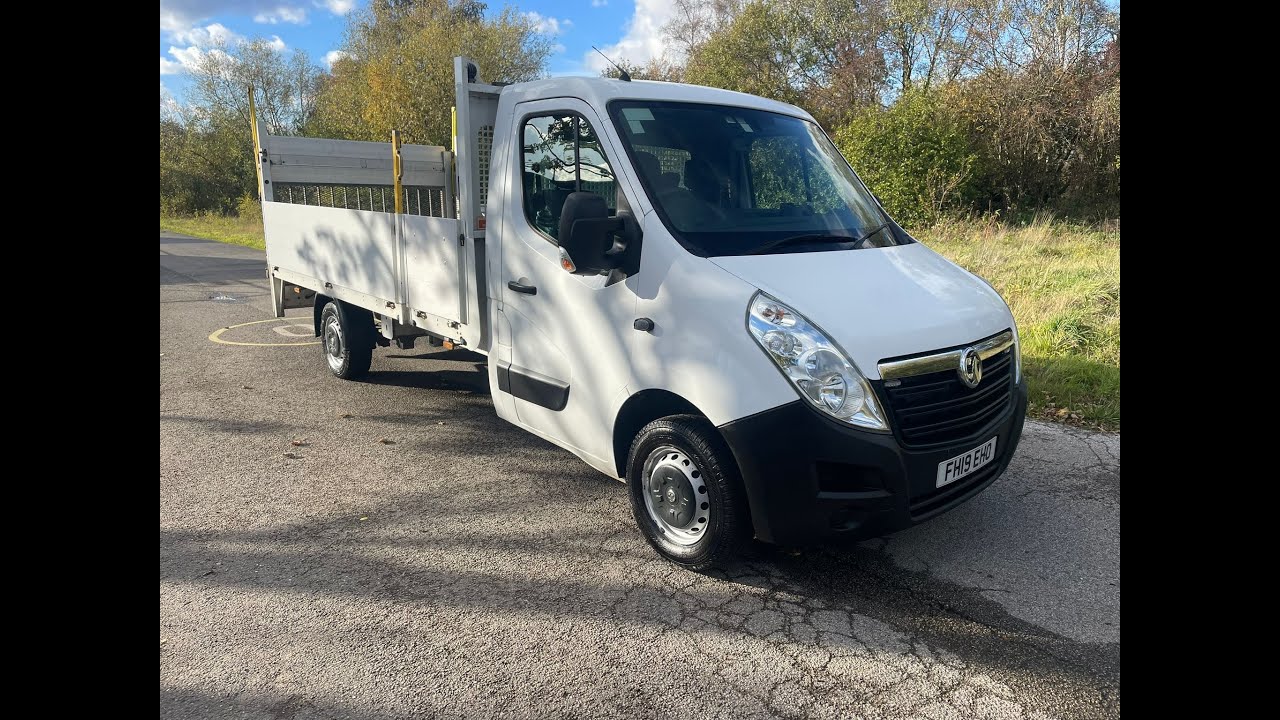 2019 19 VAUXHALL MOVANO L3H1 F3500 CDTI BITURBO CHASSI CAB - 185K MILES - EURO 6 *NO VAT*