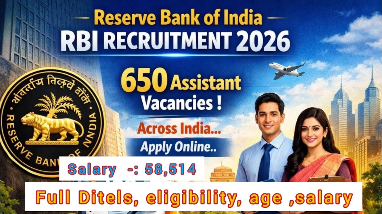 RBI Assistant Requirement 2026 Full Ditels in odia // 650 post vacancy #govtjobs #rbiassistant 