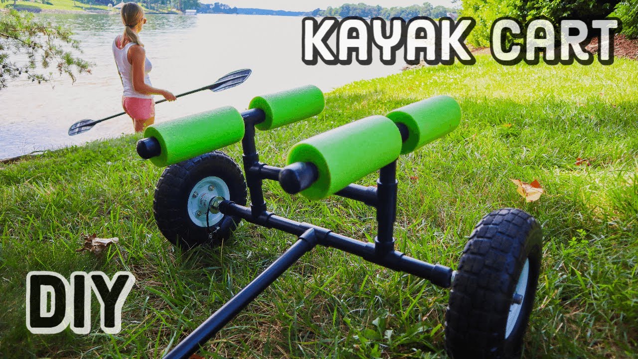 Как сделать тележку для каяка из ПВХ | ДЕШЕВО