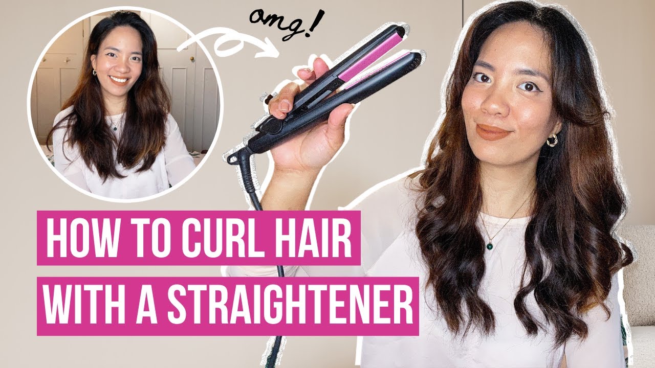 HOW TO CURL HAIR WITH FLAT IRON using Philips Selfie Straightener + answering FAQs (Easy Tutorial)
