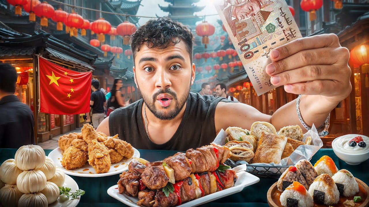 اشنو تاكل ب 100 درهم مغربية عند مسلمي الصين 🇨🇳