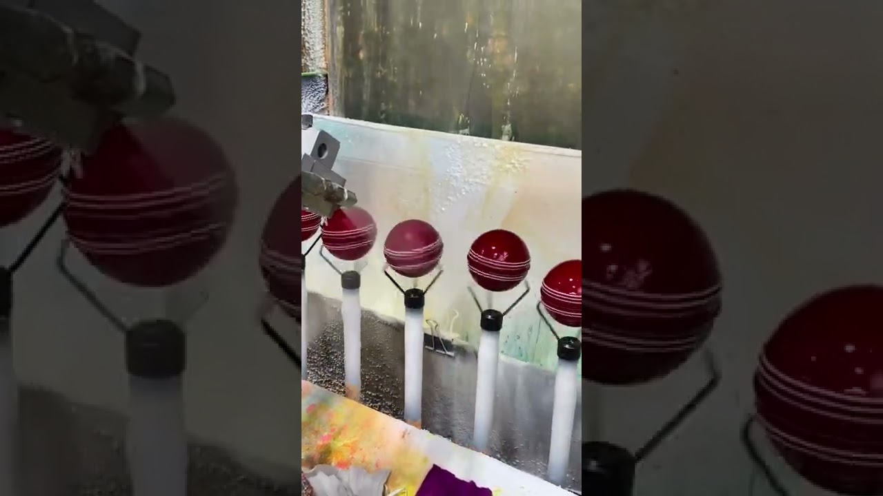 The most satisfying part of the ball-making process 🏏 | Kookaburra Sport