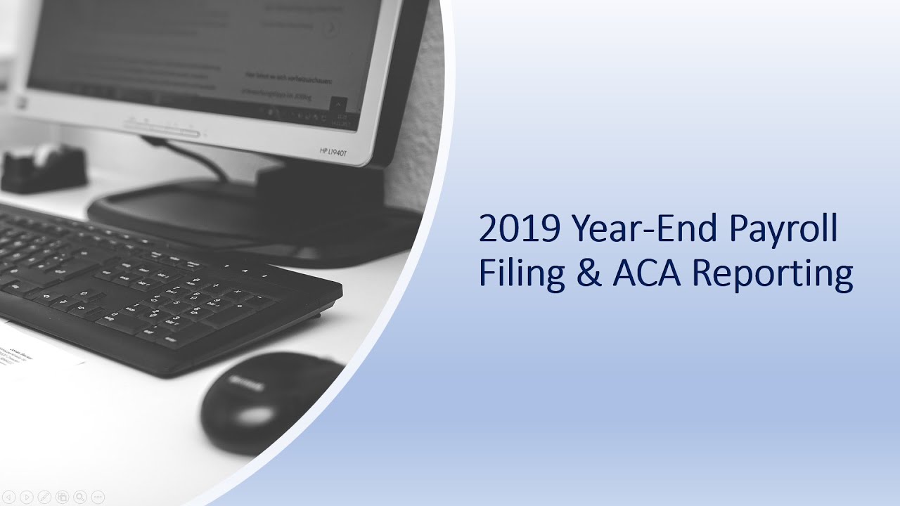 HR Rescue: 2019 Year-End Payroll Filing, ACA Reporting