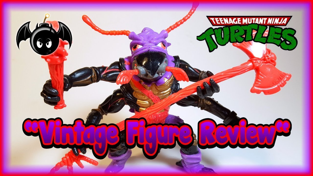 Vintage TMNT Antrax figure review. (Totally Tubular Turtle Tuesday) Ep.18