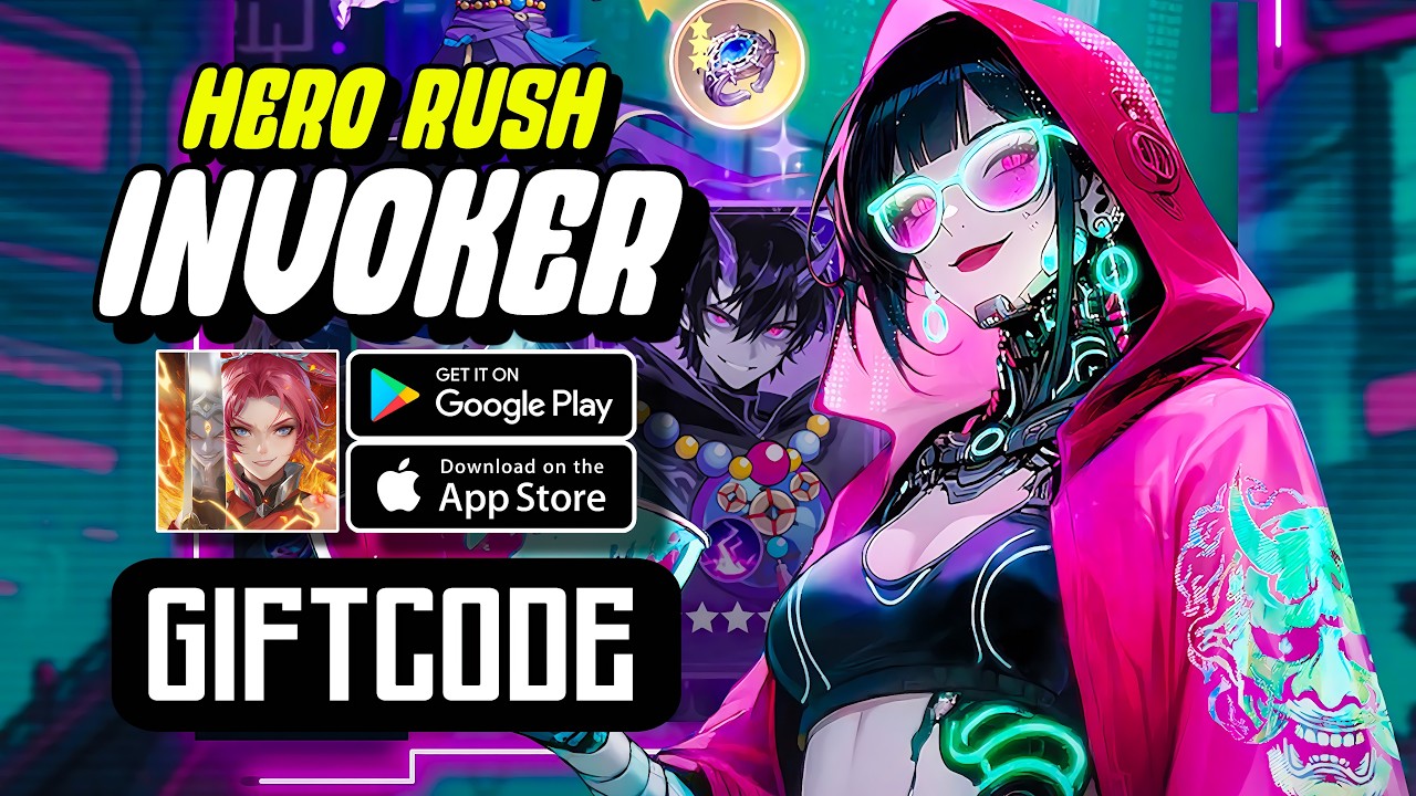 Hero Rush: Invoker Gameplay & All Giftcode - RPG Game Android iOS