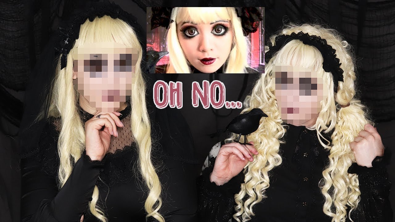 We tried a 2010 Gothic Lolita Makeup Tutorial