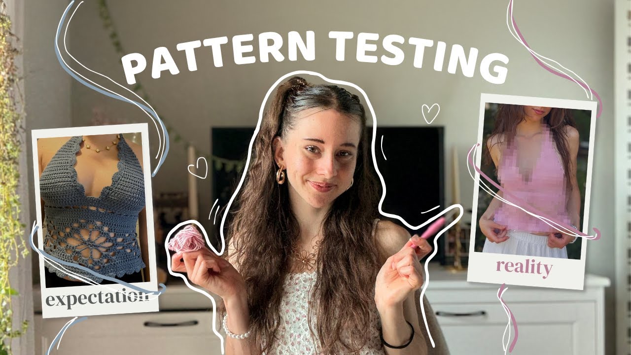 Testing a Crochet Pattern | chaotic vlog edition