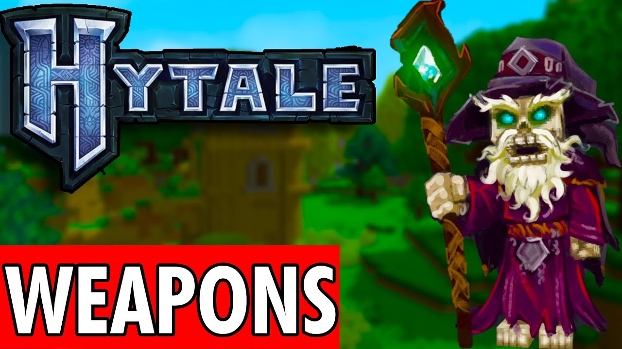 The Weapons of HYTALE
