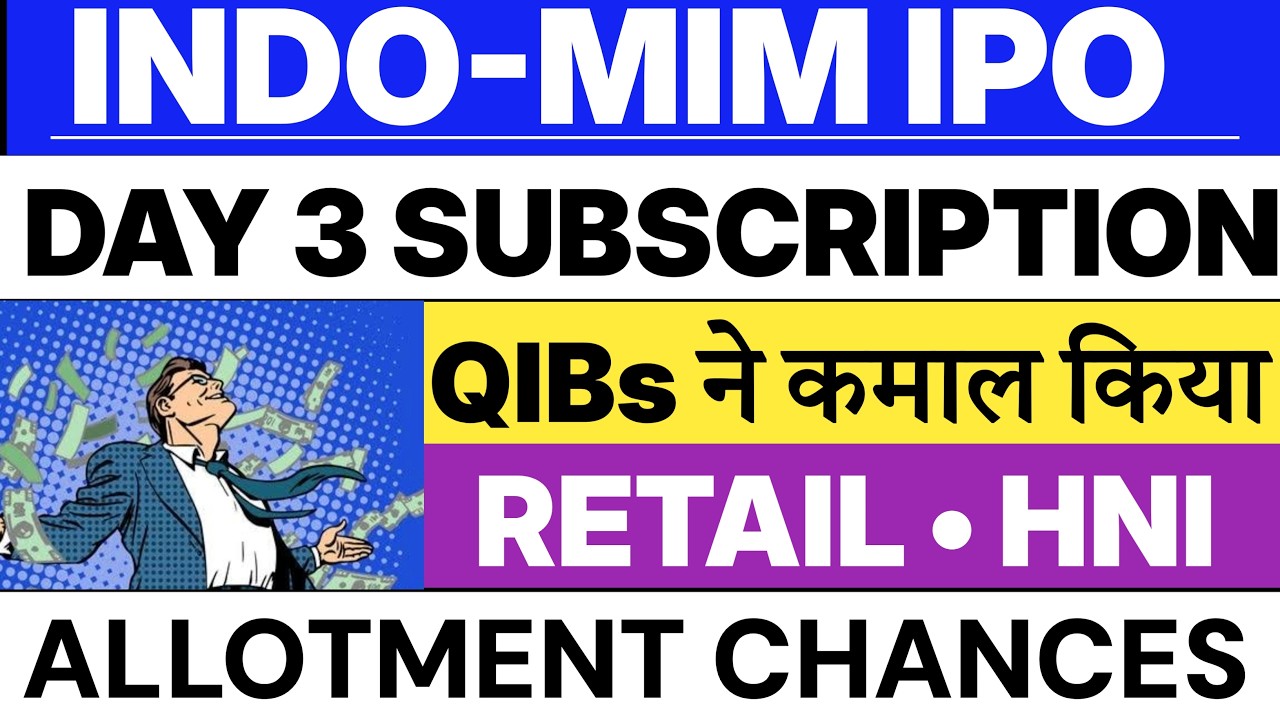 INDO MIM IPO Subscription Status 💥| INDO MIM IPO Allotment Chances | Indo MIM IPO