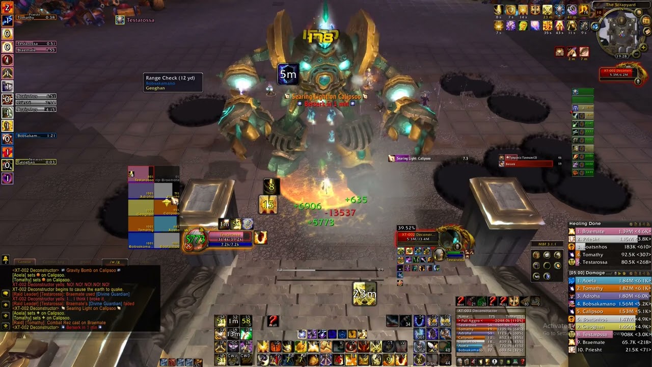 XT-002 Deconstructor - Hard Mode - Frostmourne S3 - Ulduar 10 man