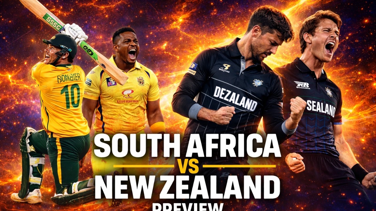 NEW ZEALAND vs SOUTH AFRICA – Legendary Clash! | T20 World Cup 2026 Showdown 🏏🔥