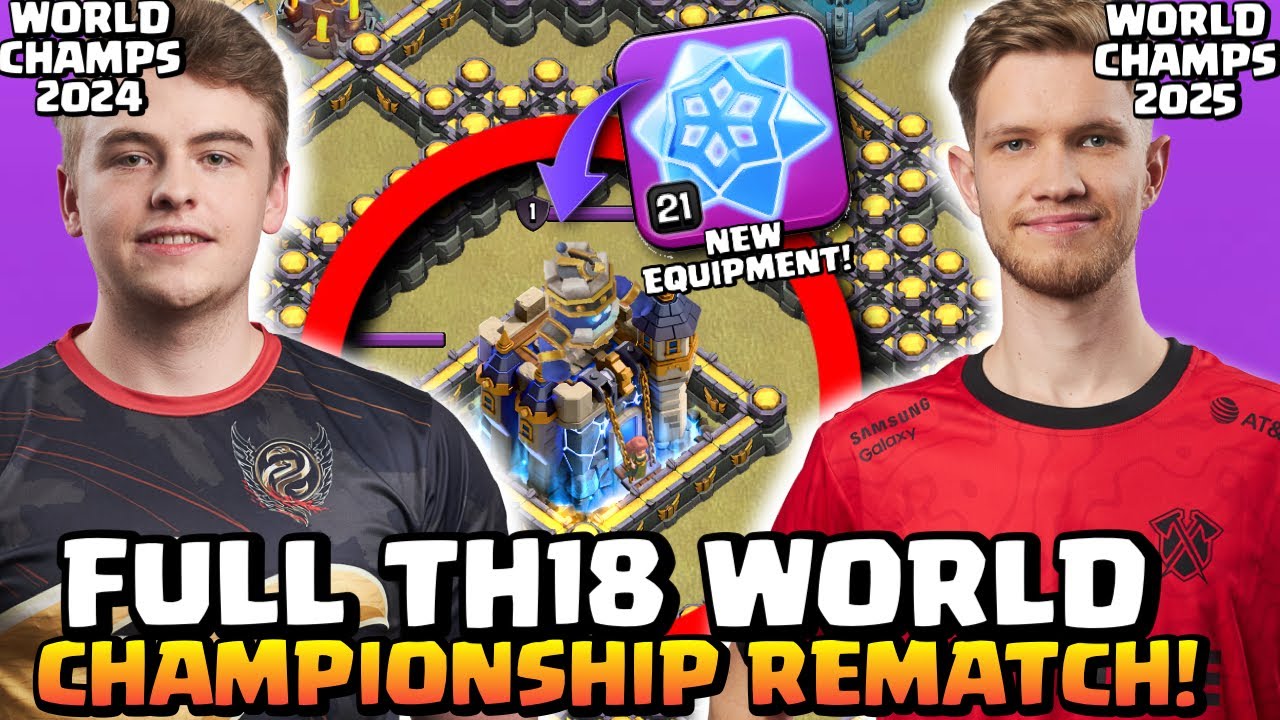 WORLD CHAMPIONSHIP REMATCH at TH18 Shows the NEW EQUIPMENT